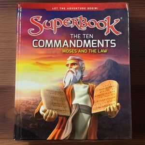 Superbook The Ten Commandments Book: Moses & The Law
